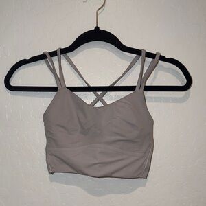 Lululemon Strappy Gray bra